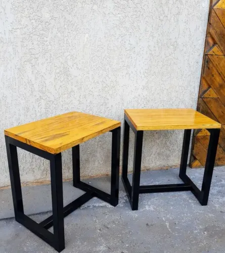 ?1UN. Bancos Industriais 40X30X35 | Assento cadeira decoração móveis casa
