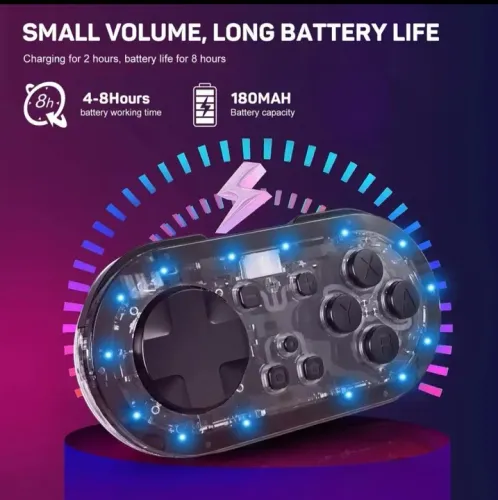 Mini controle joystick bluetooth LED