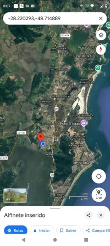 Terreno em Imbituba, bairro Nova Brasília