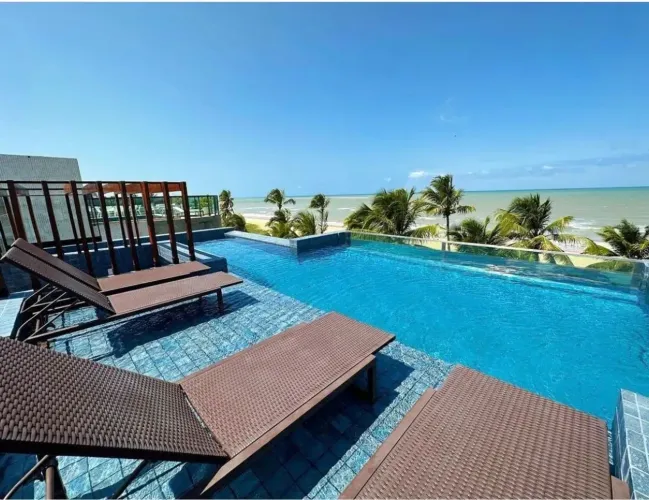 Cobertura Para Alugar Pé na Areia 100m² 2 Quartos 1 Suite Jardim Oceania/ João Pessoa