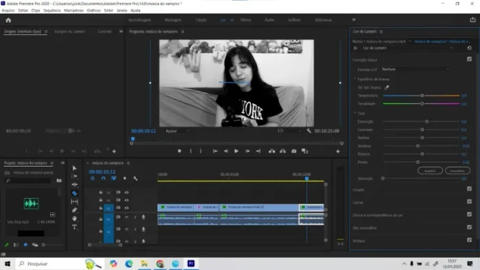Editor de vídeo para canal do Youtube