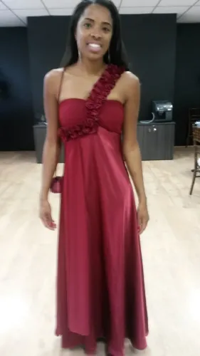 Vestido Marsala
