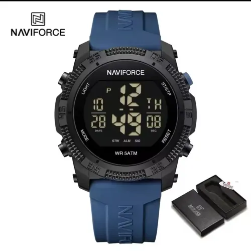 Relógio Masculino Digital NAVIFORCE à prova d'água 