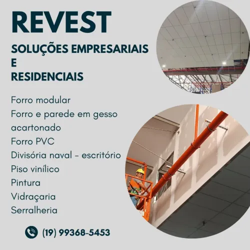 Serviços - Gesso Acartonado (Forro e Divisórias)