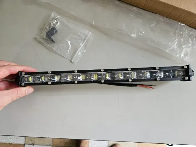 Barra Super Led Naoevo 60W 13"33cm quadriciclo 4x4 pickup trator