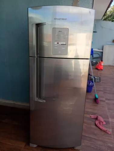 Geladeira Brastemp inox 