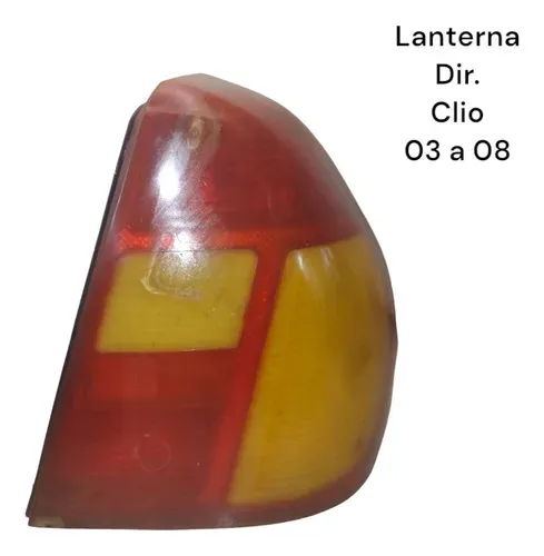 Lanterna Traseira Direita Clio Sedan 2000 A 2003 Com Det