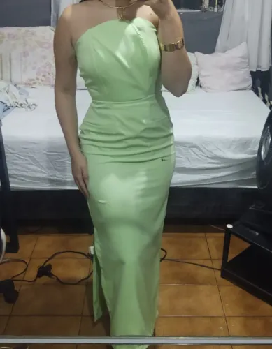 Vestido verde elegante