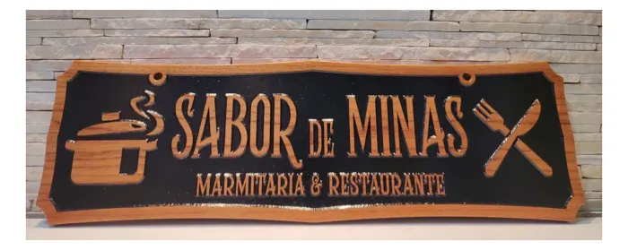 PLACA ENTALHADA EM MADEIRA sob encomenda 