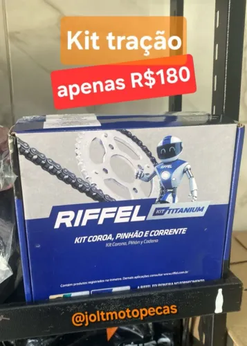 Tração RIFFEL para moto Titan/Fan/Cargo/Start