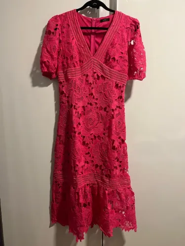Vestido de renda pink - Nobu