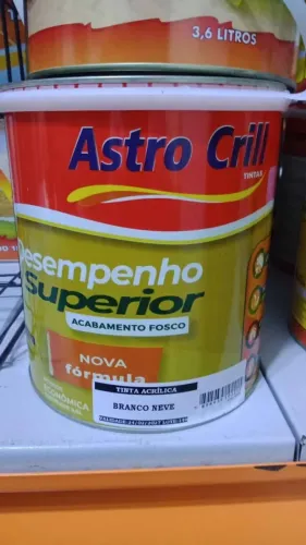 Tinta acrílica Astro Crill 3,6L