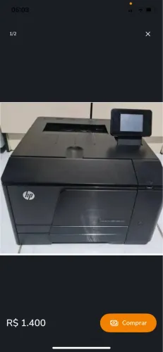 Impressora Laserjet colorida 200 pro