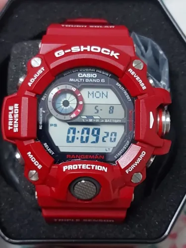 relógio casio g-shock rangeman gw-9400rd-4 custom original