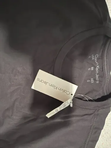 Camiseta/blusa/camisa Calvin Klein Jeans - Preta - Tamanho G