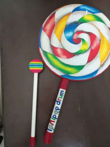 Tambor infantil Pirulito - Lollipop Drum 8"