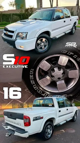 Rodas Chevrolet S10 Executive Aro 16 grafite com diamantado 5x120 novas