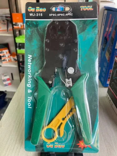 Alicate Crimpar Conectores De Rede E Telefone Rj45 Rj12 Rj11