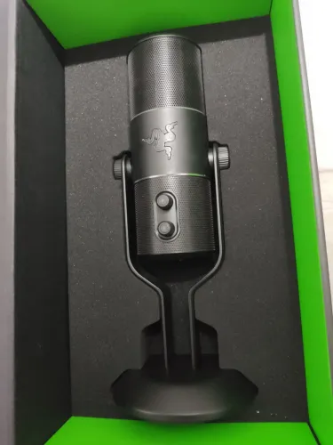 Microfone Razer Seiren  - Novo na Caixa