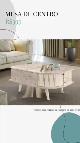 Promoção Mesa de Centro - 04/03/25