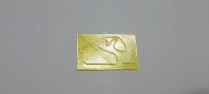 Plaquinhas pistas formula 1 impressão 3d