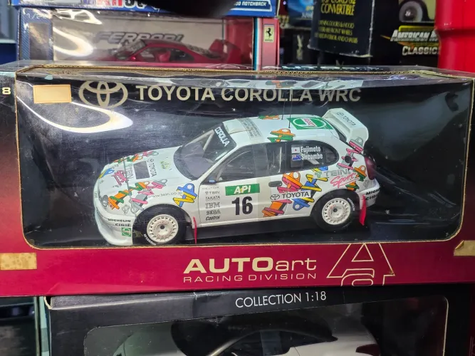 Miniatura 1:18 autoart toyota Corolla wrc rally raro