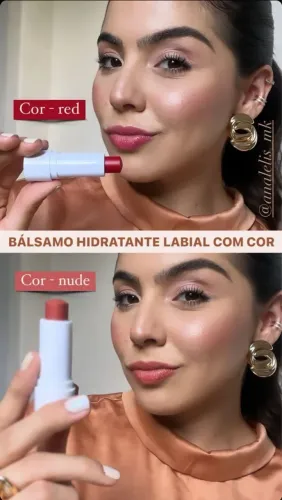 Bálsamo Hidratante Labial com Cor - Cores lindas!