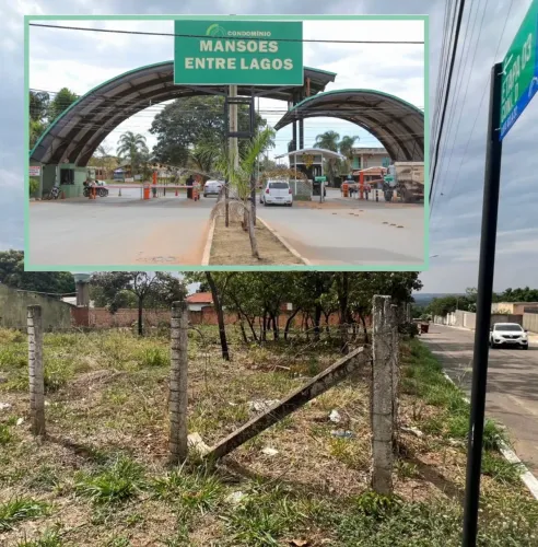 LOTE DE ESQUINA 1000 M COND MANSÕES ENTRE LAGOS