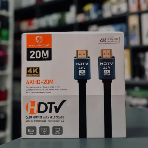 Cabo HDMI de 20 metros Imagem 4K ULTRA HD