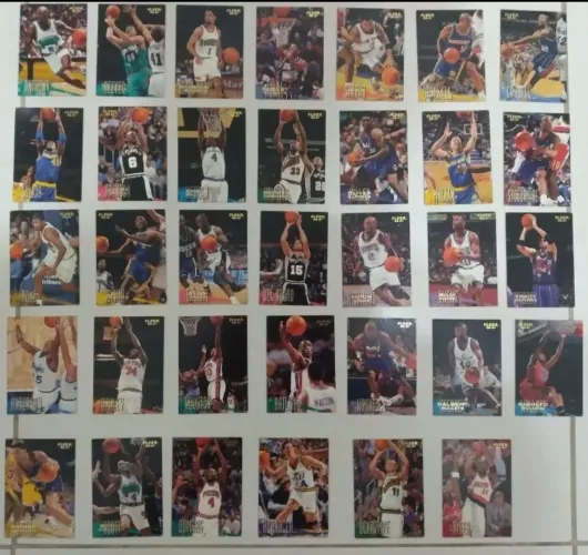 Nba Cards Basquete Fleer Temporada 96-97 - 4 Por R$30,00