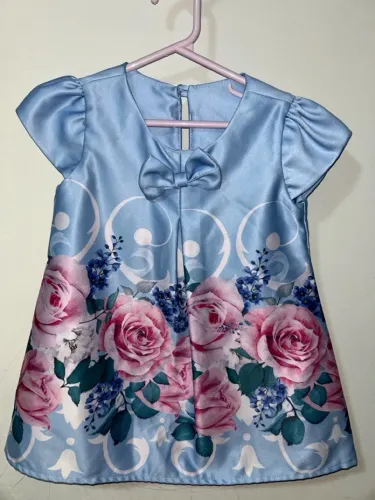 Vestido Floral Infantil - Elegância para sua Princesa