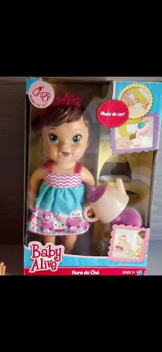 Boneca baby alive hora do chá 