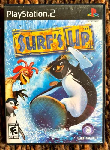 SURF´S UP ORIGINAL UBISOFT PLAYSTATION 2 PS2 COMPLETO COM MANUAL ACEITO OLX PAY
