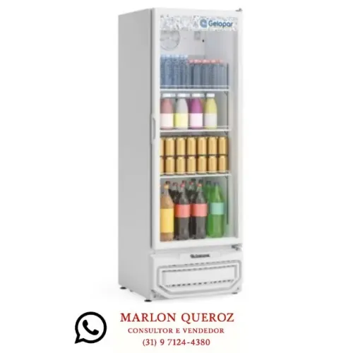 Refrigerador 410 Litros para Bebidas e Laticínios Gelopar Novo