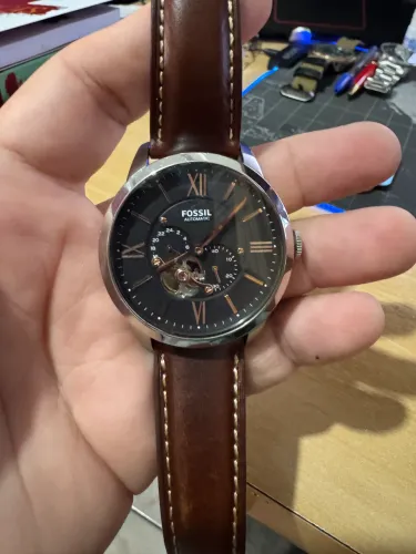 Relógio Fossil Masculino Townsman Prata - Me3061/0kn
