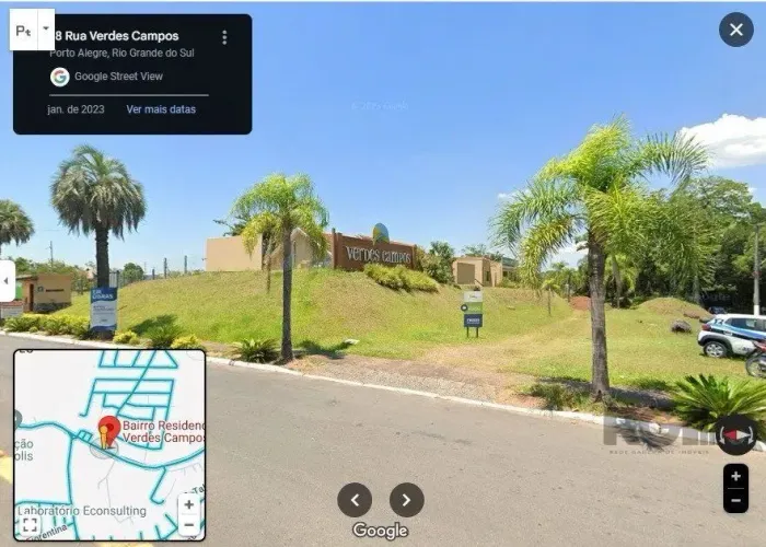 Terreno em condomínio com 385,88m² no Residencial Verdes Campos.