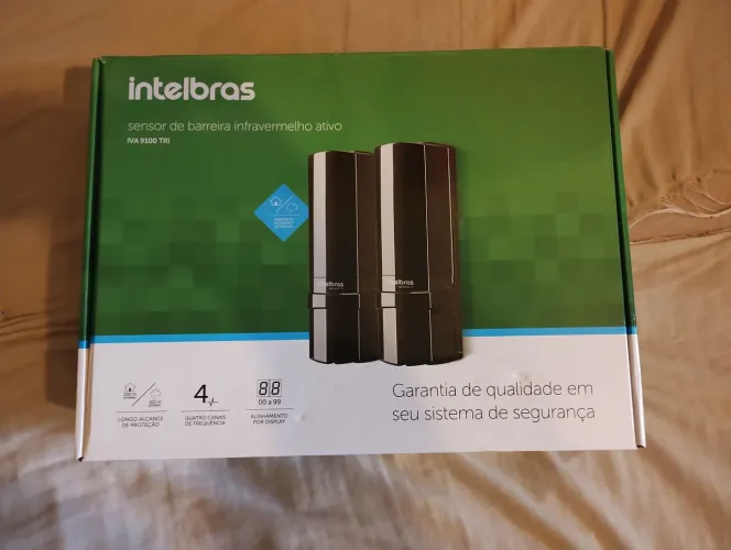 Sensor de barreira infravermelho ativo Intelbras