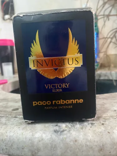 Perfume Original Rabanne Invictus Victory Elixir 50ml (30ml restantes) + Caixa