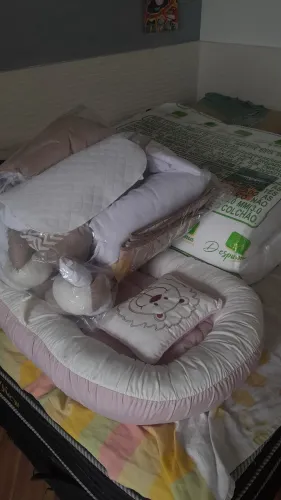 Td completo protetor,ninho,colchão pra berço