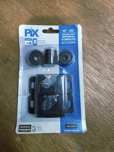 Suporte Fixo Universal Compacto para TV e Monitor Pix (Modelo PX-30).