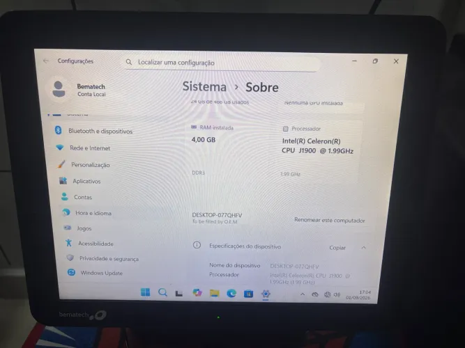 Bematech - Computador SB1050 seminovo