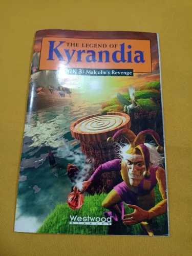 A Lenda da Kyrandia Livro 3: A Vingança de Malcolm (Westwood) SOMENTE MANUAL