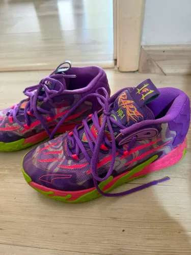 lamelo puma mb 3 toxic, tênis basquete