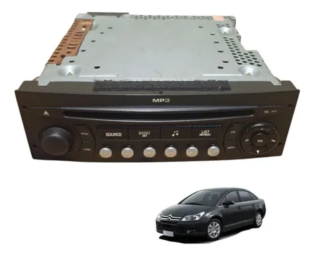 Radio Mp3 Cd Player C4 Pallas 2.0 2007 Manual (usado)