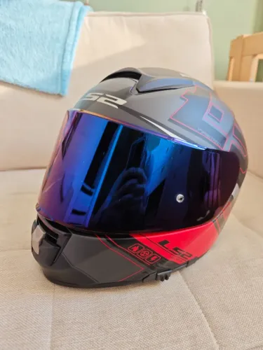 Capacete LS2 Vector Evo Frequency tam 58