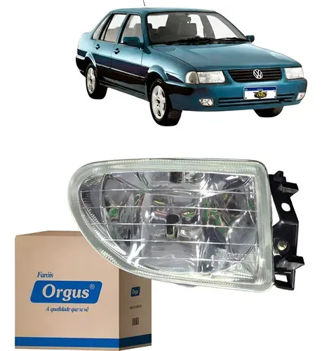 Farol De Milha Direito Santana 1998 99 00 01 02 03 04 2005 Transparente