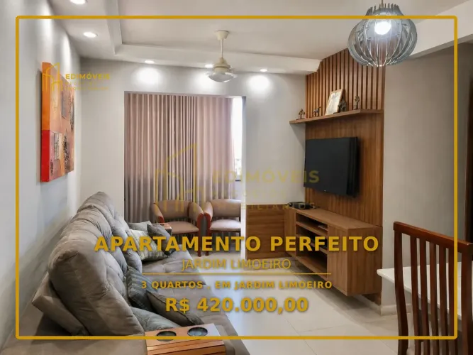 Jardim Limoeiro: Apartamento com 3 Quartos e Estrutura de Lazer Completa!