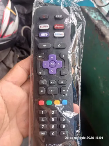 Controle tv roku