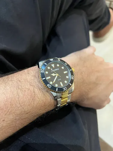Relógio mondaine original em aço inox com nota fiscal e caixa original na garantia
