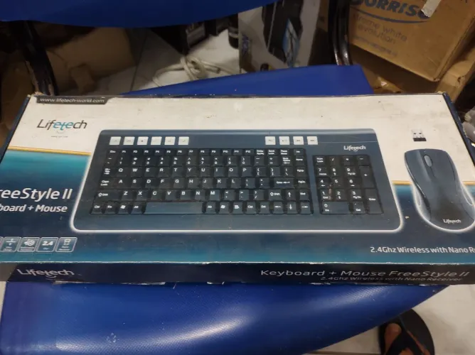 Teclado bluetooth com mouse